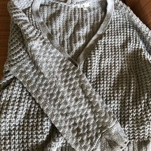 BP brand oversized textured gray sweater